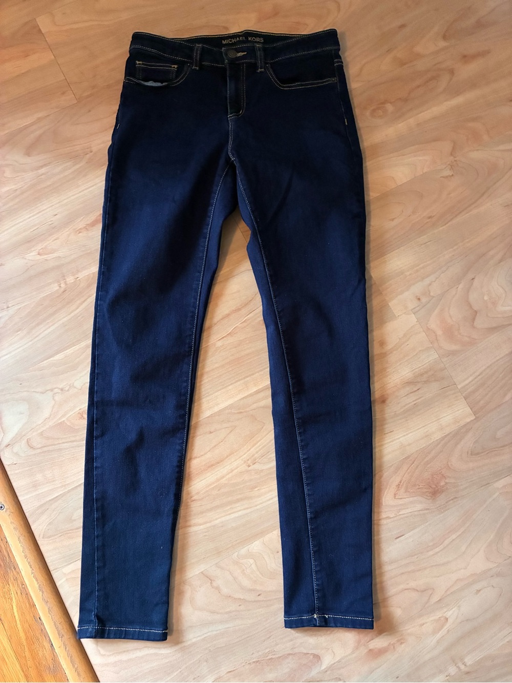 Michael Kors Women's Navy Izzy Skinny Jeans size 6
